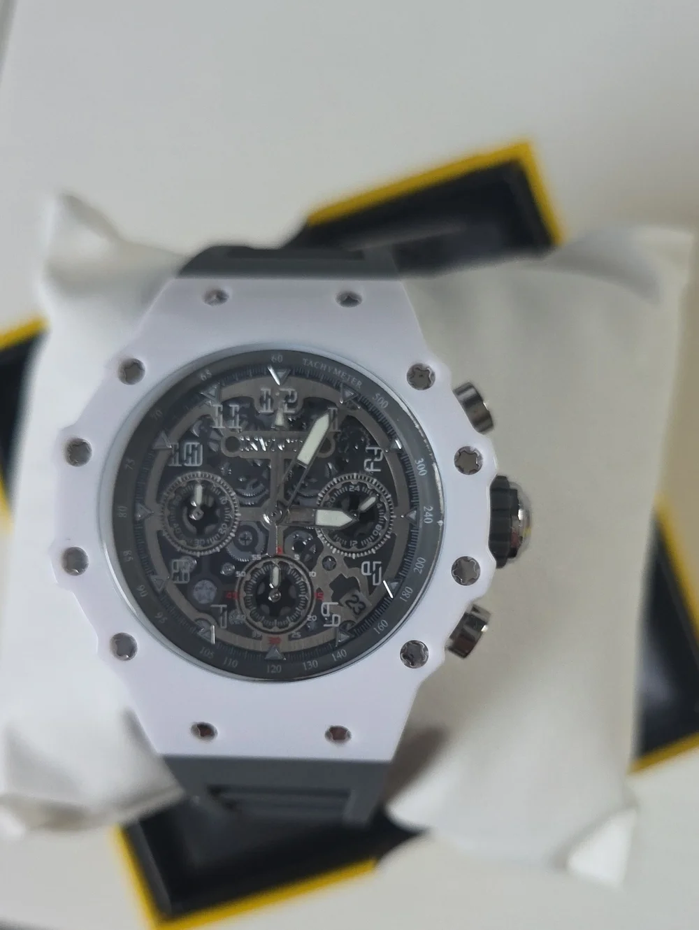 364.  Invicta Racing Apexium Unisex Watch - 41mm, Grey (69622)